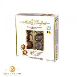 COUFFRET CHOCOLAT MAITRE TRUFFOUT PRALINES ASSORTIES  250G